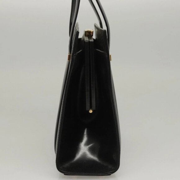 GUCCI Shoulder Bag Leather Black Gold 007 2046 0268 Auth BA1194 - Picture 6 of 16